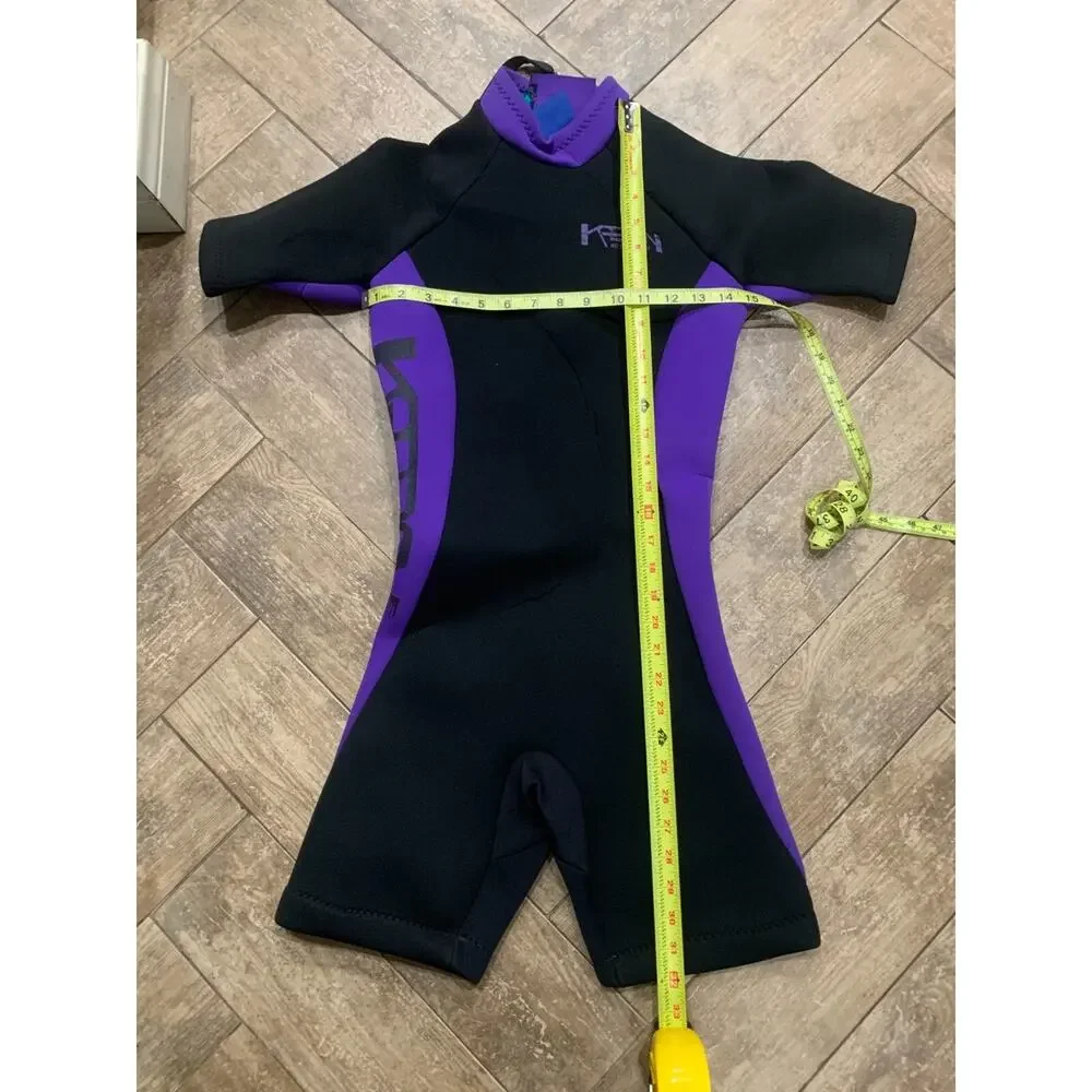 EUC Kabban USA‎ Black Purple Swim Short Spring Wetsuit Adult Size Small